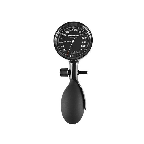 Tensiometru mecanic Riester e-mega, manseta cu un tub, Negru - - Roveli