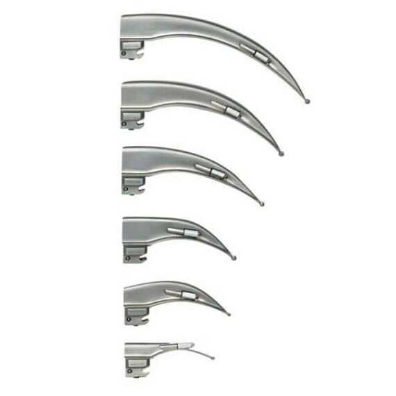 Lama Macintosh curba - laringoscop cu lumina standard - DRV186-191 - - Roveli