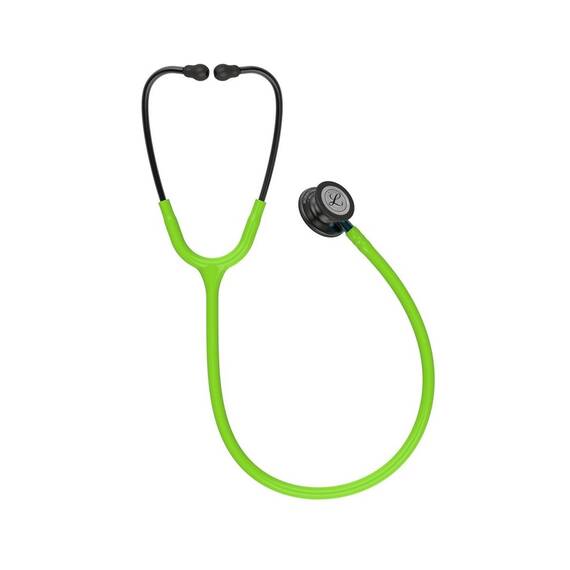 Stetoscop 3M™ Littmann® Classic III, Verde lamaie/albastru, capsula fumurie (Lime Green/Blue/Smoke) - - Roveli