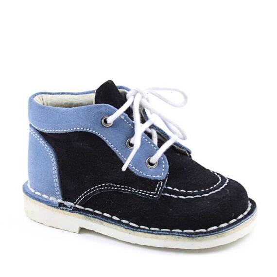 Ghete usoare , pentru copii , PRIMII PASI , cu talpa cusuta 1565-BLEUMARIN/BLEU, Culoare (12): Bleu, Bleumarin, Marime (12): 24 - - Roveli