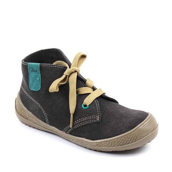 Ghete usoare " BAREFOOT " , pentru copii , din piele naturala  3236-GRI/X, Culoare (12): Gri, Marime (12): 30 - - Roveli