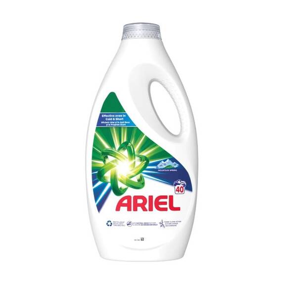 Detergent lichid de rufe, automat Ariel Alpin, 2L, 40 spalari - - Roveli