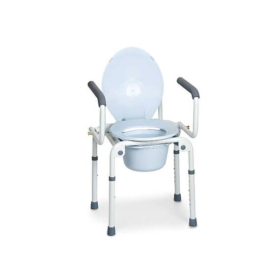 Scaun WC de camera cu maner, functie 4 in 1 - RP783 - - Roveli