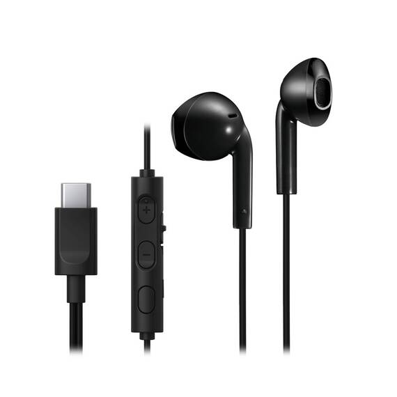 Casti JVC HA-FR17UC-B-U, Cu Fir, In-Ear, Microfon, USB-C, negru - - Roveli