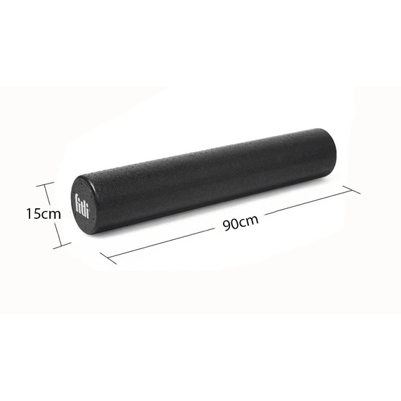Rola masaj lunga 90 cm, spuma, Negru - 9- Roveli