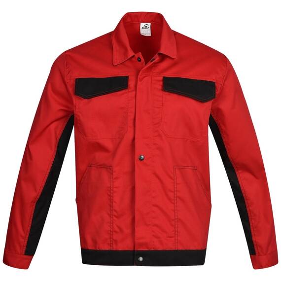 Bluza de salopeta - Jacheta DELTA - Rosu, Marime (217): XL, Culoare (217): Rosu - - Roveli