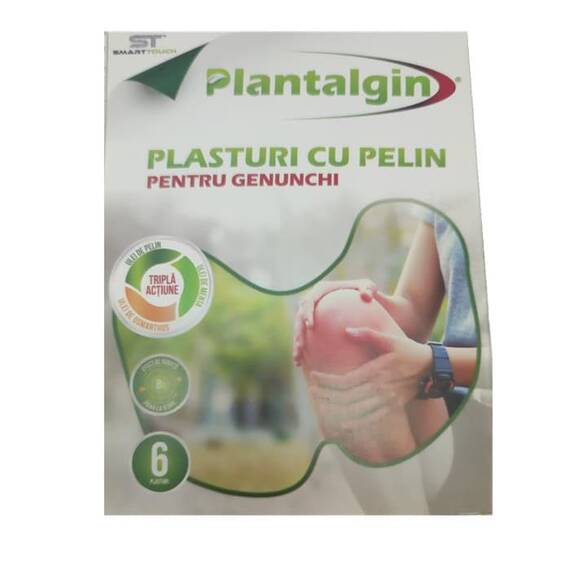 Plasturi cu Pelin Reduce Inflamatia Genunchiului 6 bucati Smart Touch - - Roveli