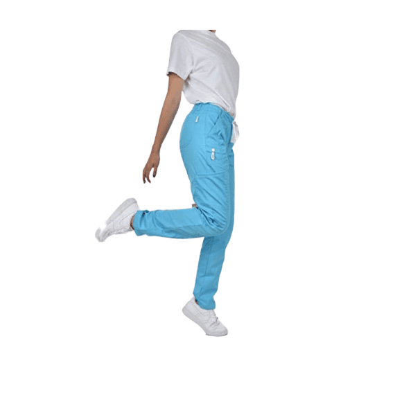 ​Pantalon medic Dante Bleu Turcoaz, Marime (217): 2XL, Culoare (217): Bleu - 5- Roveli
