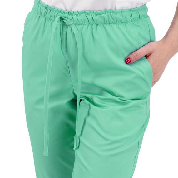 ​Pantaloni din tercot Alessi Verde, Marime (217): 3XL - 5- Roveli
