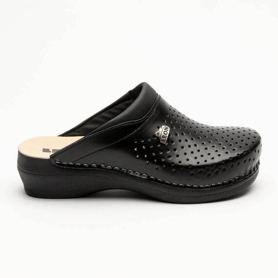 Saboti medicali, unisex, din piele, negru, Leon PU100, Marime (217): 38 - 3- Roveli