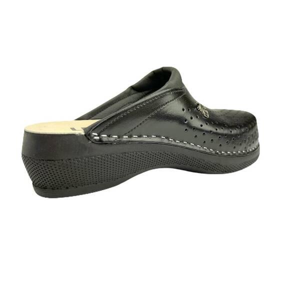 Saboti medicali, unisex, din piele, negru, Leon PU100, Marime (217): 36 - 9- Roveli