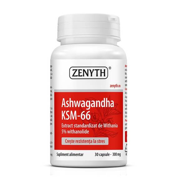 Ashwagandha KSM-66, 30 capsule, Zenyth - - Roveli