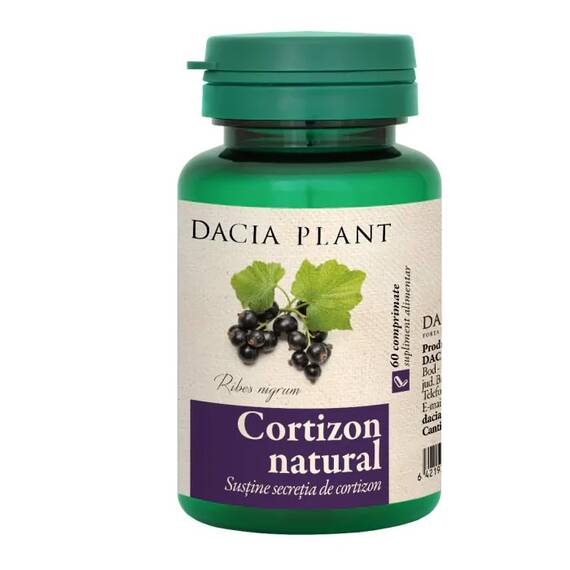 Cortizon Natural 60 comprimate- Dacia Plant - - Roveli