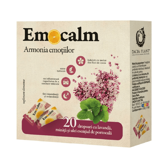 Emocalm drops Dacia Plant - - Roveli