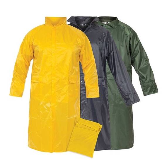 Pelerina de ploaie cu glugă retractabilă - Poseidon- Galbena, Marime (217): 2XL - 5- Roveli