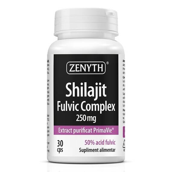 Complex Fulvic Shilajit 250 mg, 30 capsule – Zenyth - - Roveli