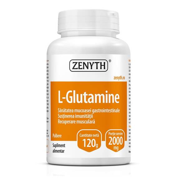 L-Glutamina Pulbere 120 g – Zenyth - - Roveli