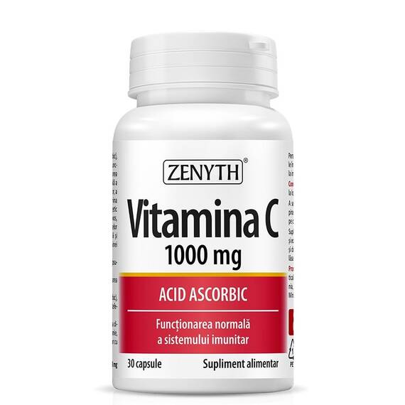 Vitamina C 1000 mg – 30 capsule vegetale – Zenyth - - Roveli