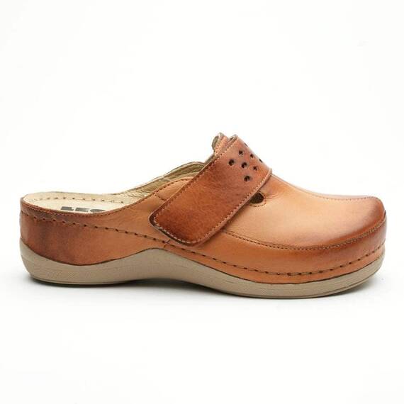 Saboti medicali, de dama, din piele, maro, Leon 902 - 3- Roveli