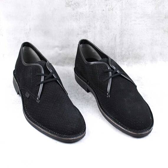 Pantofi cu talpa cusuta, pentru barbati , din piele naturala 3096-NEGRU1 - 2- Roveli