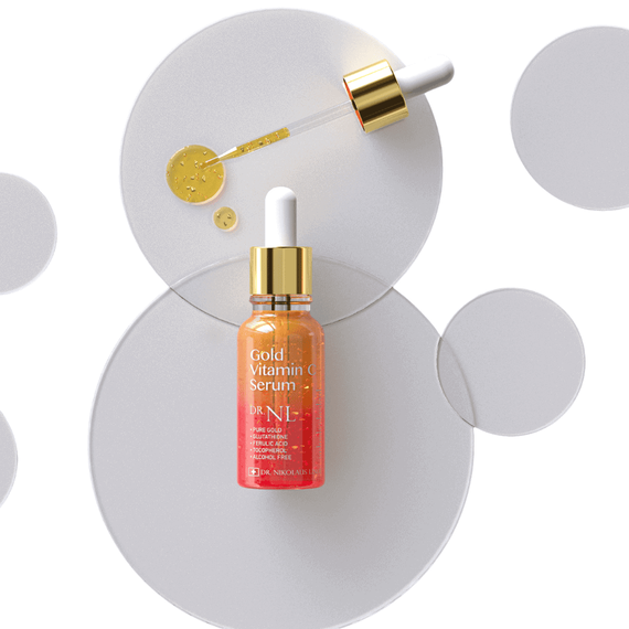 Ser Premium Vitamina C 24K Gold, antioxidant pentru luminozitate si fermitate Doctor NL - 3- Roveli