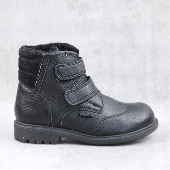 ​Bocanci imblaniti , de dama , din piele naturala 3190-NEGRU1, Culoare (12): Negru, Marime (12): 35 - 3- Roveli
