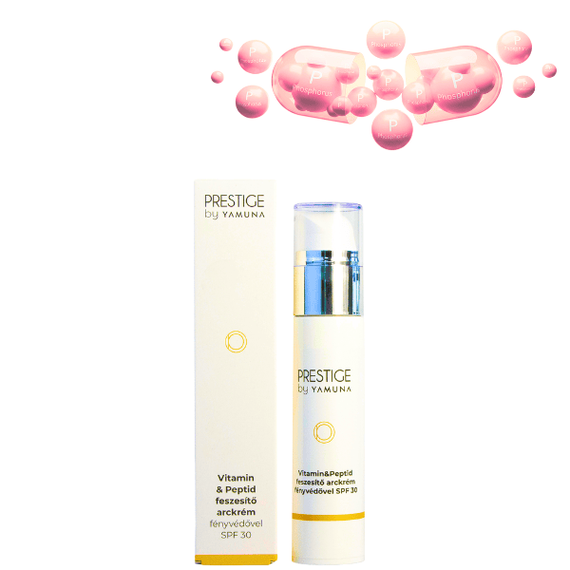 YAMUNA Prestige – Crema de zi cu vitamine & peptide si protectie SPF 30 - - Roveli