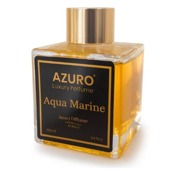 Odorizant camera Azuro Aquamarine, difuzor cu betisoare, 100 ml - - Roveli