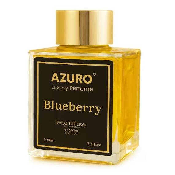 Odorizant camera Azuro Blueberry, difuzor cu betisoare, 100 ml - - Roveli