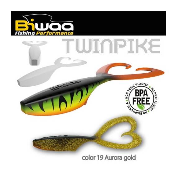 TWINPIKE 6" 15cm 24gr 3/plic 19 Aurora Gold - - Roveli