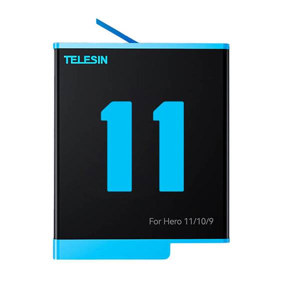 Baterie Telesin pentru GoPro Hero 11 / Hero 10 / Hero 9 (1750 mAh) DESIGILAT - - Roveli