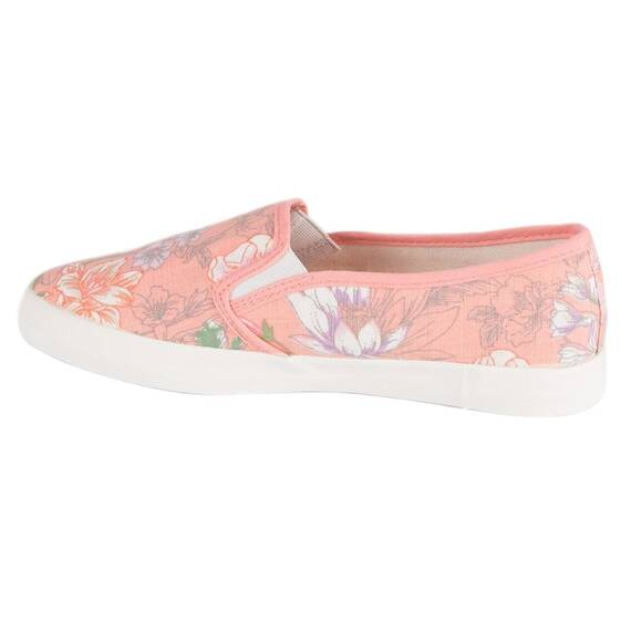 Espadrile de dama roz cu imprimeu floral C151-R, Culoare (12): Roz, Marime (12): 36 - 2- Roveli