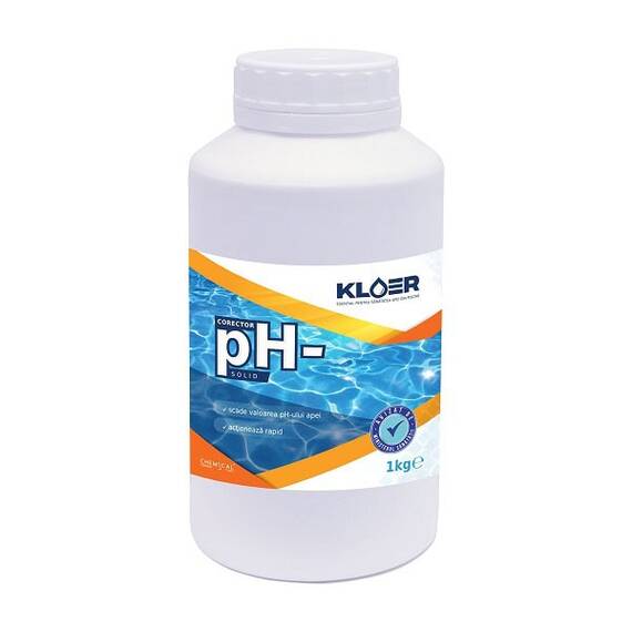 Corector pH minus, utilizat pentru scaderea pH-ului apei din piscina, 1 kg - - Roveli