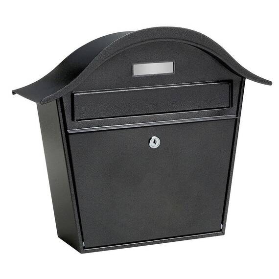 Cutie postala DacEnergy©, confectionata din tabla, incuietoare cu doua chei, 39 x 13.5 x 35.7 cm, culoarea antracit - - Roveli