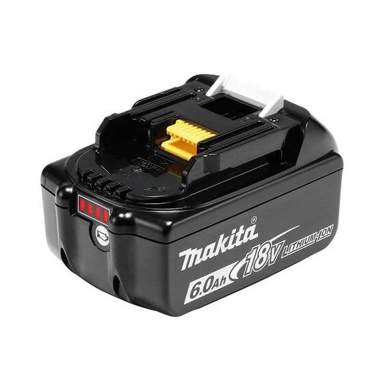 ​Acumulator Makita, 18 V, Li-Ion, 6 Ah, cu indicator incarcare - - Roveli