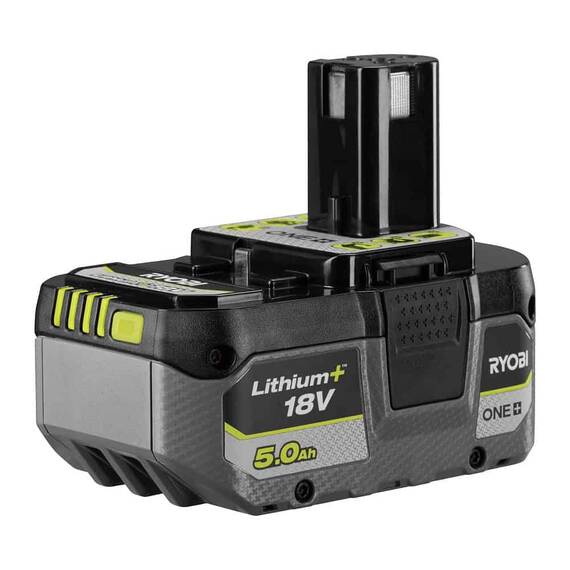 ​Acumulator Ryobi, Lithium+, 18 V, 5 Ah, 4 trepte afisare putere ramasa - - Roveli