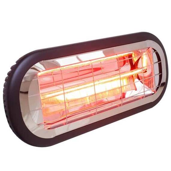 Incalzitor infrarosu cu halogen, material aluminiu si inox, putere 2000 W,  grad de protectie IP65, dimensiuni 460 x 190 x 75 mm - - Roveli