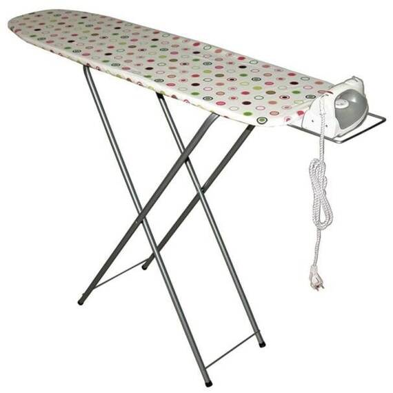 ​Masa de calcat, structura metalica, husa bumbac, dimensiune 110x30x86 cm - - Roveli