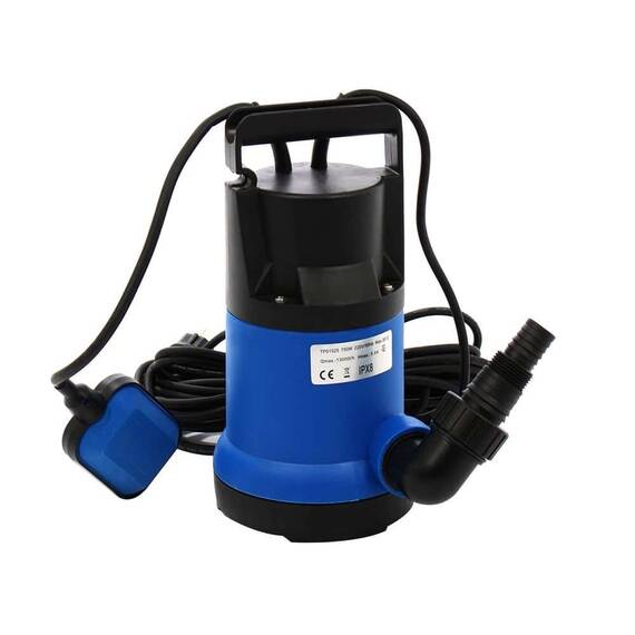 Pompa submersibila , apa curata, motor cu protectie, resetare automata, 13 mc/h, inaltimea maxima de refulare 5.5 m, 750 W - - Roveli