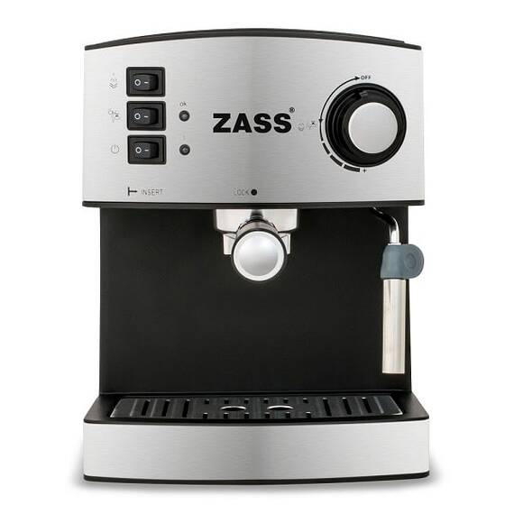 ​Espressor cafea, putere 850 W, capacitate 1.6 litri,  presiune pompa 15 bar, cafea macinata si  capsule, culoare argintiu - 2- Roveli