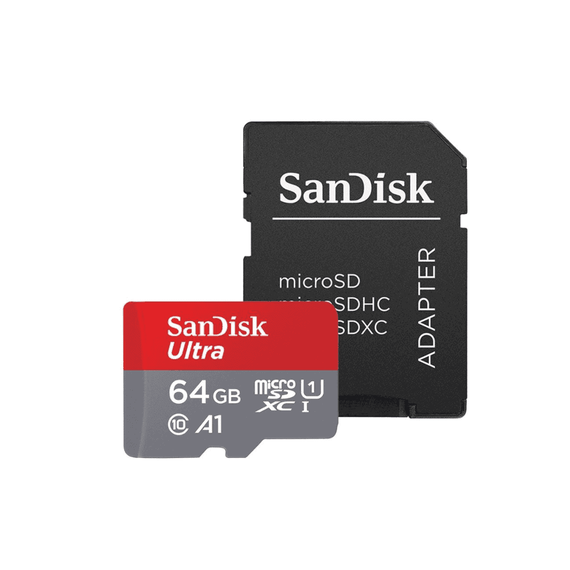 Card de memorie DacEnergy©, microSDXC 64GB, clasa 10 A1 UHS-I, 100MBss, adaptor SD Micro TF/SD - - Roveli