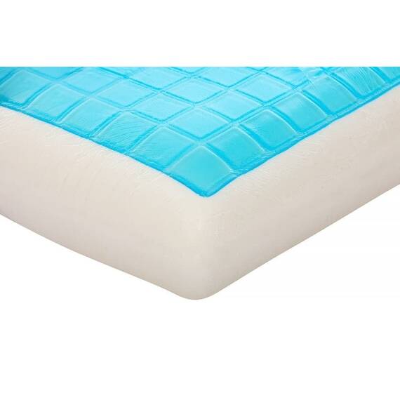 Perna DacEnergy©, realizata din poliester, umplutura cu spuma memory si gel, spalare la 40 grade Celsius, alba, 40 x 60 cm - 3- Roveli