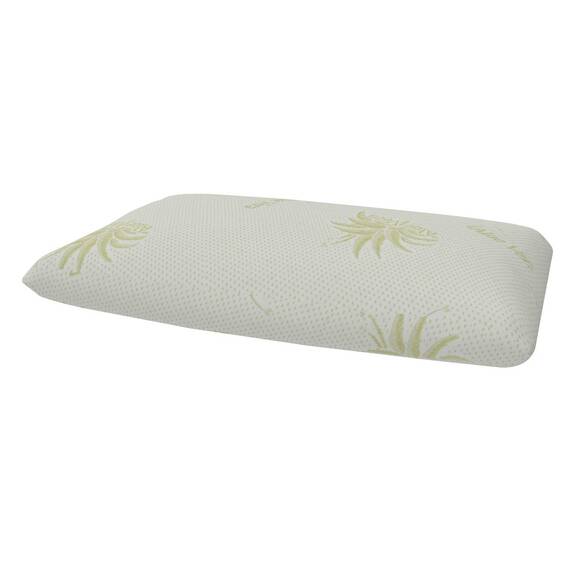 Perna, realizata din poliester, umplutura din spuma Memory - Latex, spalare la 40 grade Celsius, antimicrobian si antialergic, verde, 39 x 62 cm - 4- Roveli