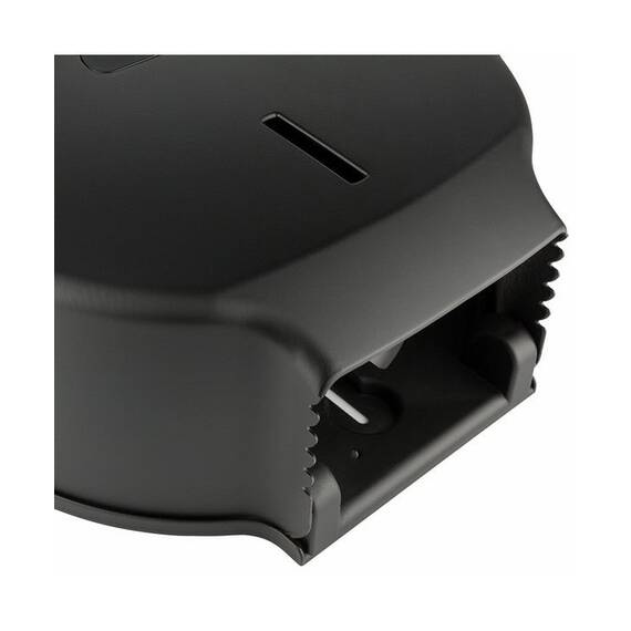 Dispenser hartie igienica DacEnergy©, realizat din ABS, pentru rola cu diametrul maxim de 24 cm, 32,5x32x13 cm, negru - - Roveli