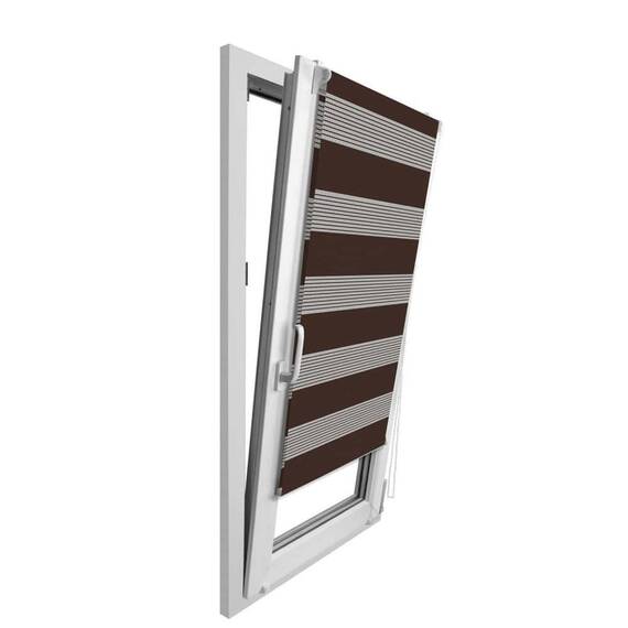 Stor DacEnergy©, translucid, dimensiune 45x160 cm, culoare maro - - Roveli