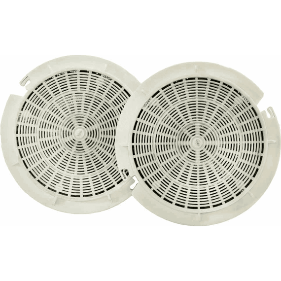 Set filtru de carbon pentru hota DacEnergy©, forma rotunda, tip R, 2 buc - - Roveli