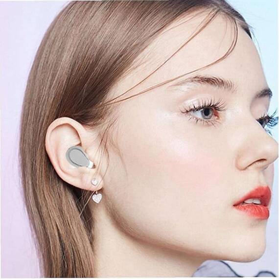 Casti Wireless DacEnergy©, Bluetooth 5.0, rezistente la apa IPX5, microfon incorporat, control volum, culoare alb - 3- Roveli