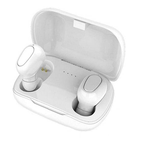 Casti Wireless DacEnergy©, Bluetooth 5.0, rezistente la apa IPX5, microfon incorporat, control volum, culoare alb - 4- Roveli