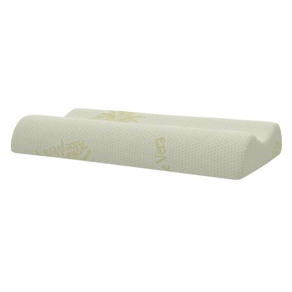 Perna DacEnergy©, realizata din tesatura cu tratament Aloe Vera, spuma memory, dual-confort, efect antimicrobian si antialergic, 41 x 60 cm - 4- Roveli