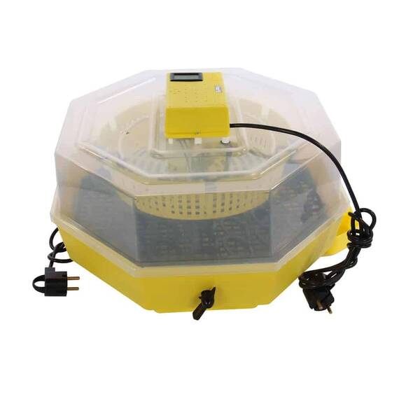 Incubator electric pentru oua , maxim 41 oua de gaina, dispozitiv de intoarcere oualor, cu termohigrometru - - Roveli
